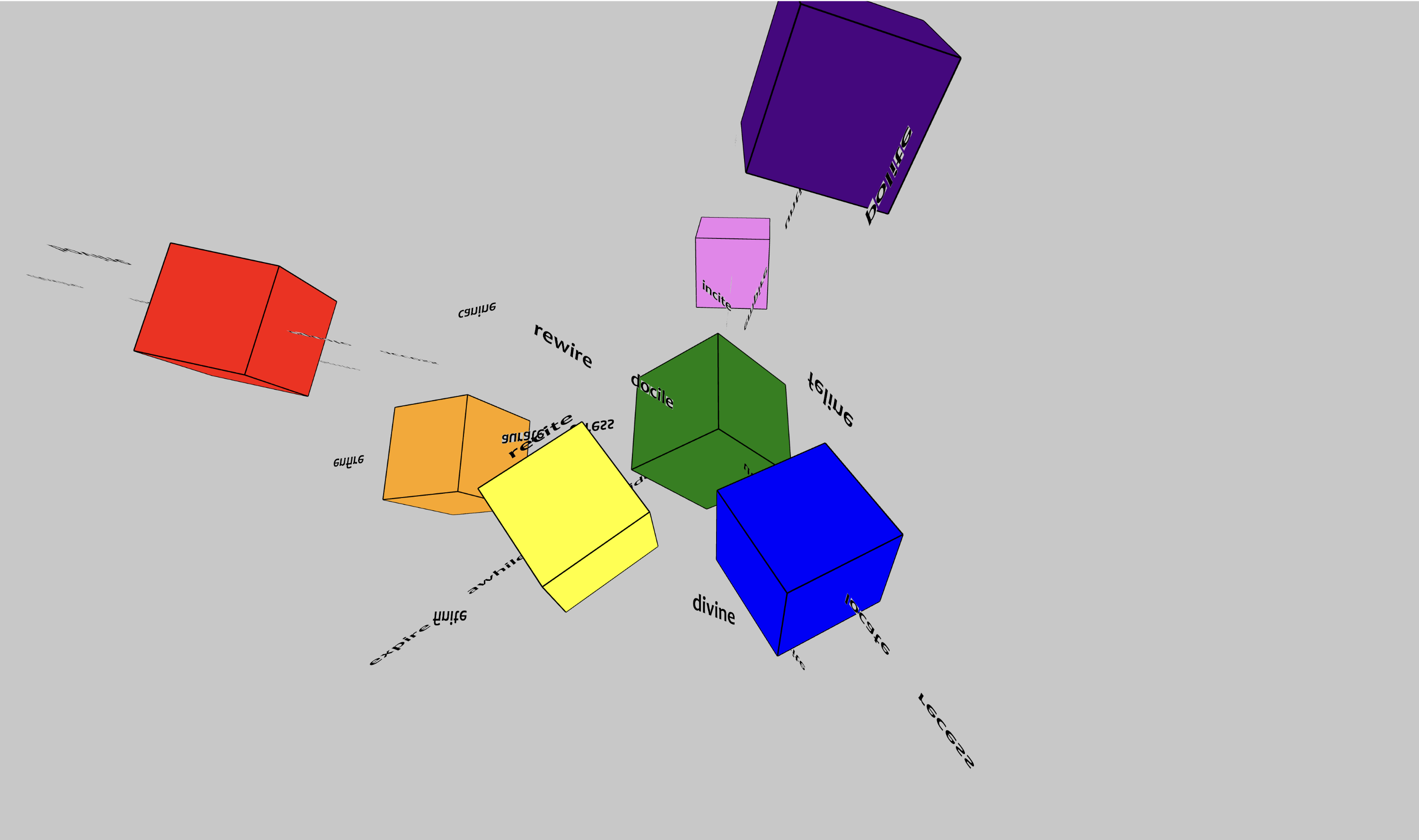 Six Cubes