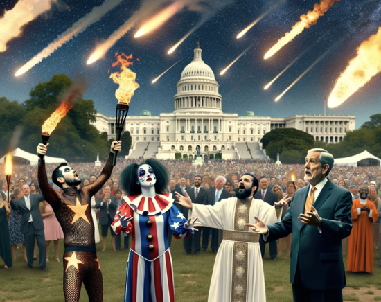 Fin du Monde meteor shower over Washington D.C.